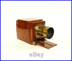 1872 R. W. Thomas Sliding Box Wet Plate Camera withRoss Lens, Repeating Back, More
