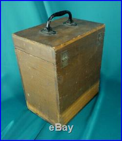 1885 4x5 Scovill View Camera Waterbury Lens Original Wood Case