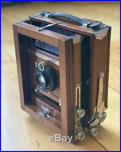 1920s Gundlach Korona View Camera 5x7 EURYPLAN-ANASTIGMAT Series 1 F6.8 7 Lens