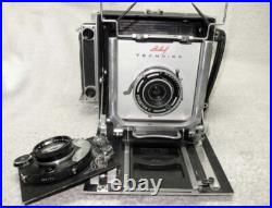 1940s LINHOF Technika III 4x5 FILM Camera with2 LENSES- 9cm Weitwinkel, 15cm Xenar