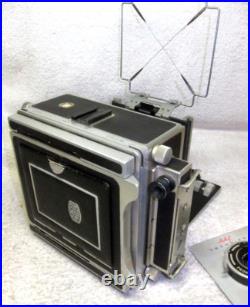 1940s LINHOF Technika III 4x5 FILM Camera with2 LENSES- 9cm Weitwinkel, 15cm Xenar