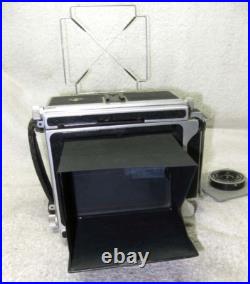 1940s LINHOF Technika III 4x5 FILM Camera with2 LENSES- 9cm Weitwinkel, 15cm Xenar