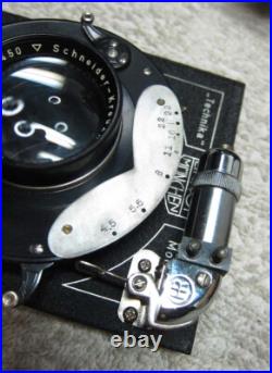 1940s LINHOF Technika III 4x5 FILM Camera with2 LENSES- 9cm Weitwinkel, 15cm Xenar