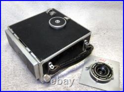 1940s LINHOF Technika III 4x5 FILM Camera with2 LENSES- 9cm Weitwinkel, 15cm Xenar