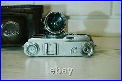 1950! Kiev 2 35mm Film Camera + Jupiter 8 Red P Lens 2/50mm Contax 2 Copy