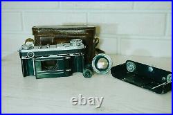 1950! Kiev 2 35mm Film Camera + Jupiter 8 Red P Lens 2/50mm Contax 2 Copy