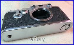 1954 Leica III f Red Dial screw mount camera with cases & accessories NO LENS