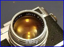 1954 Vintage Leica M3 Double Stroke Rangefinder Camera #731551 withCase, Lens