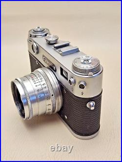 1958 Zorki-5 Vintage Camera Soviet Union Lens industar-50 3,5/50