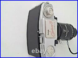 1959 Kodak Colorsnap 35 Vintage Camera w Bausch & Lomb Shuttered Microscope Lens