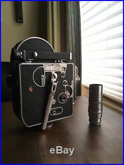 1964 Bolex Paillard H16 S Movie Film Camera with two lenses