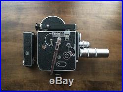 1964 Bolex Paillard H16 S Movie Film Camera with two lenses