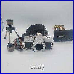 1966 Vintage Camera Lot Minolta SRT101 & Minolta S7 Vivitar Lens and accessories