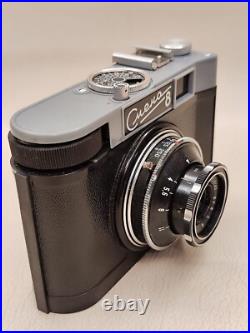 1967 35 mm film camera. Rare vintage camera Smena 8. Works