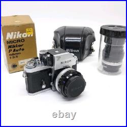 1972 Nikon APOLLO F Photomic FTN 35mm SLR Camera with Lenses and Case