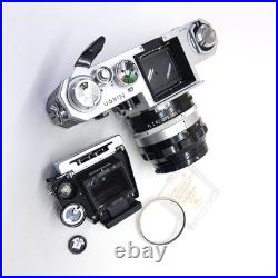 1972 Nikon APOLLO F Photomic FTN 35mm SLR Camera with Lenses and Case