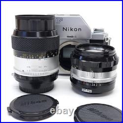 1972 Nikon APOLLO F Photomic FTN 35mm SLR Camera with Lenses and Case