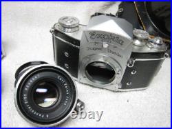 2 Vintage German EXAKTA SLR Cameras. VX & VX1000 withZeiss Jena Lens. East Germany