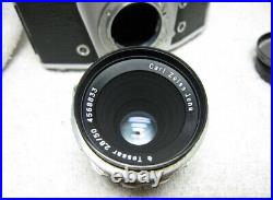 2 Vintage German EXAKTA SLR Cameras. VX & VX1000 withZeiss Jena Lens. East Germany