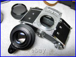2 Vintage German EXAKTA SLR Cameras. VX & VX1000 withZeiss Jena Lens. East Germany