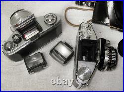 2 Vintage German EXAKTA SLR Cameras. VX & VX1000 withZeiss Jena Lens. East Germany 2 Vintage German EXAKTA SLR Cameras. VX & VX1000 withZeiss Jena Lens. East Germany