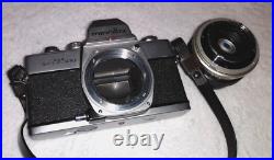 35mm Minolta SRT100, Rokunar & Albinar Lenses, Samigon Case Vintage Camera Lot