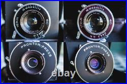 3x VINTAGE LENS SET for Medium format (Steinheil, Dialitar.) +++CLA+++