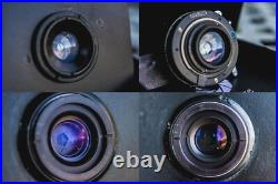 3x VINTAGE LENS SET for Medium format (Steinheil, Dialitar.) +++CLA+++