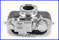 (49) Minox Leica IIIf Type 60500 miniature camera with15/5.6 lens, IB, case, box