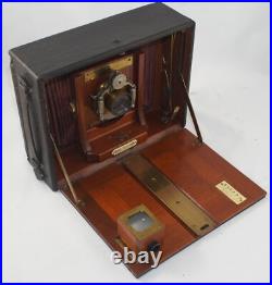 5x7 Cycle Poco No. 3 Folding Camera /w Brass Lens and Red Bellows