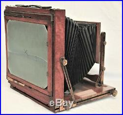 8X10 View Camera Wet/Dry Glass Plate & R. H. Moran Apex Rapid Rectilinear Lens