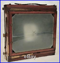 8X10 View Camera Wet/Dry Glass Plate & R. H. Moran Apex Rapid Rectilinear Lens