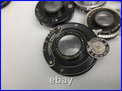 9 Vintage Folding Camera Lenses Ansco