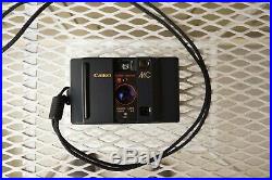A+ 1984 Canon MC 35mm f/2.8 Lens ISO 1000 Film Camera VTG Auto Focus Point Shoot