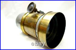 A. T. Thompson & Co. Importers Boston brass Petzval lens