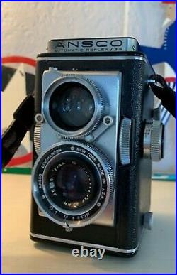 ANSCO Automatic Reflex Twin Lens working TLR Camera f 3.5 83 mm LENS