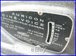 AURICON CINE VOICE 16mm SOUND MOVIE NEWSREEL CAMERA with Berthiot Zoom Lens