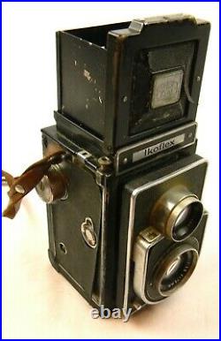 AWESOME ANTIQUE OR VINTAGE IKOFLEX TLR CAMERA with COMPUR RAPID ZEISS IKON LENS