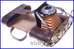 Agfa Isolette III 6x6 120 Roll Film Camera Works 100% Apotar 85mm 4.5 Lens Agfa Isolette III 6x6 120 Roll Film Camera Works 100% Apotar 85mm 4.5 Lens