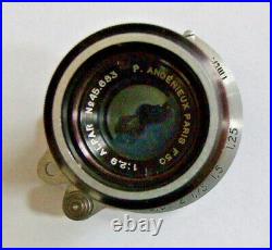 Alpa Prisma Reflex with Angenieux 50mm f2.9 Alpar Lens and Case with Strap