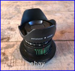 Anamorphic Lens Helios 44-2 58mm f/2.0 PL mount camera lens, Vintage lens