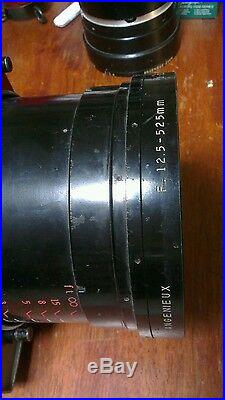 Angenieux 42x zoom tele television broadcast camera lens lense vintage 12.5-525