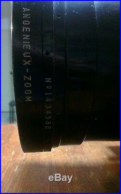 Angenieux 42x zoom tele television broadcast camera lens lense vintage 12.5-525