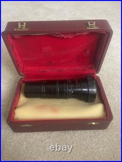 Angenieux Paris 12-120mm f/2.2 Zoom Telephoto Vintage Camera Lens with Case