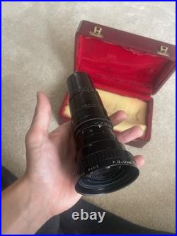 Angenieux Paris 12-120mm f/2.2 Zoom Telephoto Vintage Camera Lens with Case