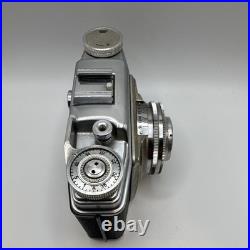 Ansco Memar Vintage Rangefinder Camera Silver with Leitz Hektor 5cm f/2.5 Lens