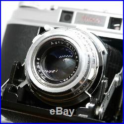 Ansco Super Speedex 120 6x6 Rangefinder Camera w 75/3.5 Lens + Case MINT