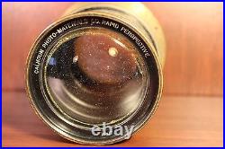Antique Brass Photo Lens Calhoun Rapid Perspective Old Vintage Camera c. 1900