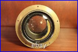 Antique Brass Photo Lens Calhoun Rapid Perspective Old Vintage Camera c. 1900