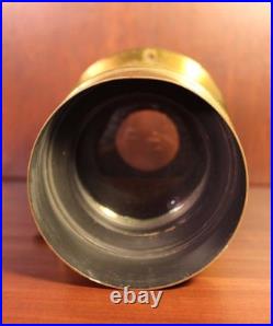 Antique Brass Photo Lens Petzval Old Vintage Camera c. 1900